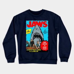 Vintage Jaws Trading Card Wrapper - 1st Series (UPDATED) Crewneck Sweatshirt